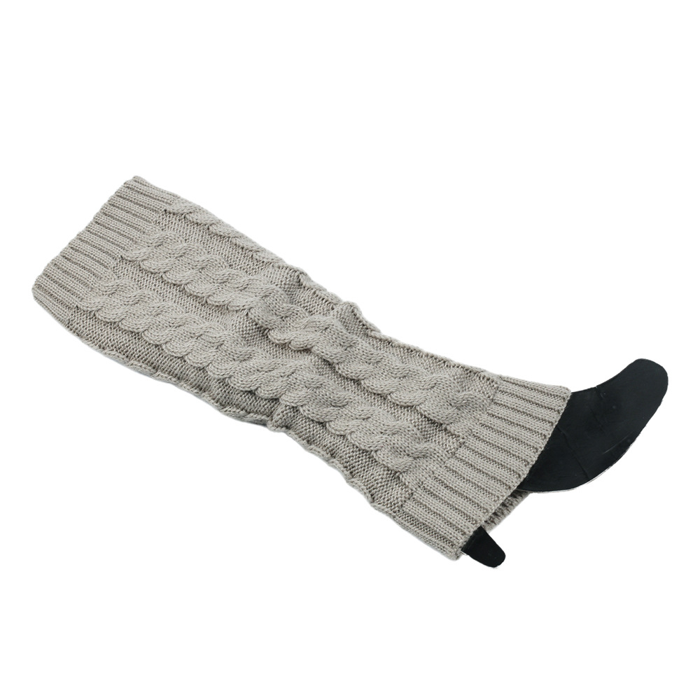 Knit Leg Warmers Warm Boot Socks for Women Cozy Leggings Knee High Thermal Socks